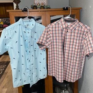 Two Boys collard button down shirts!